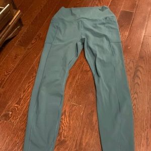 Teal work out leggings